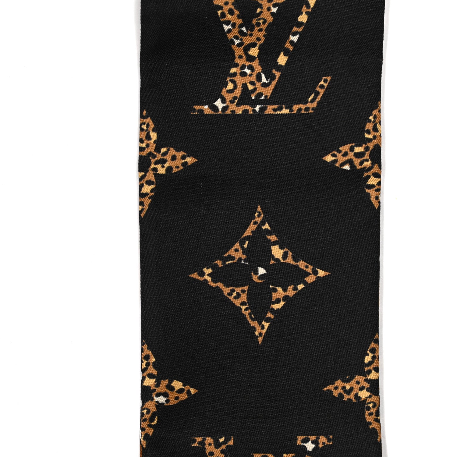 Louis Vuitton Silk Monogram Giant Jungle Bandeau Black 5 of 5