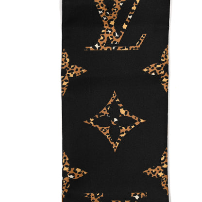 Louis Vuitton Silk Monogram Giant Jungle Bandeau Black 5 of 5