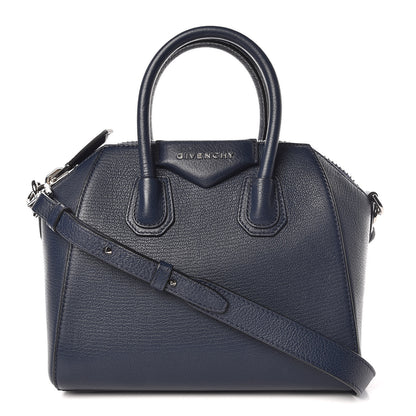 Givenchy Sugar Goatskin Mini Antigona Navy 1 of 11