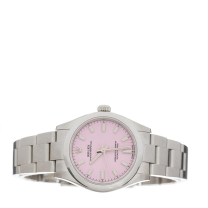 Rolex Stainless Steel 31mm Oyster Perpetual Watch Candy Pink 277200 2 of 5