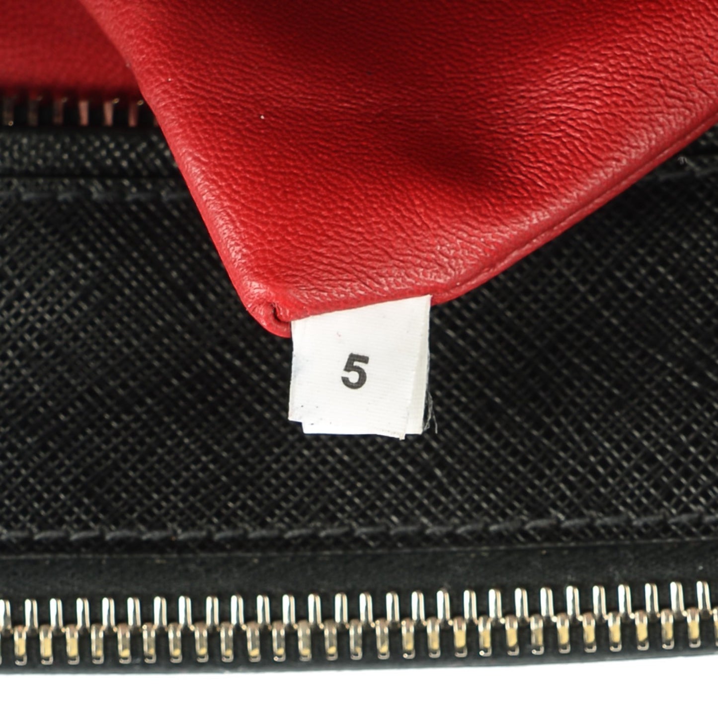 Saffiano Small Galleria Double Zip Tote Black Talco
