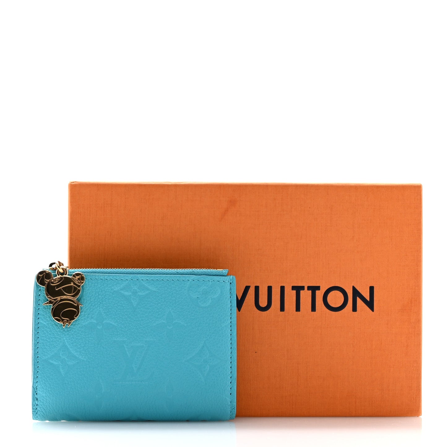 X TM Empreinte Monogram Lisa Wallet Kabira Blue