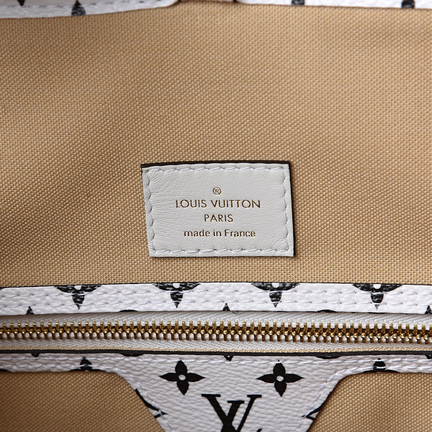 Louis Vuitton Monogram Giant Neverfull MM Kaki 7 of 11