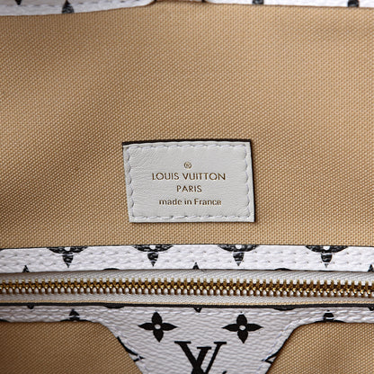 Louis Vuitton Monogram Giant Neverfull MM Kaki 7 of 11