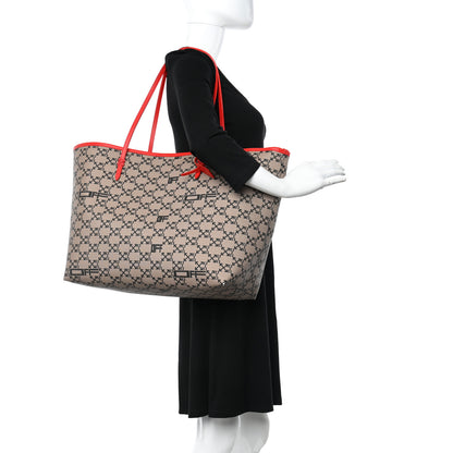 Off-White Coated Canvas Arrow Print Day Off Tote Bag Beige 3 of 16