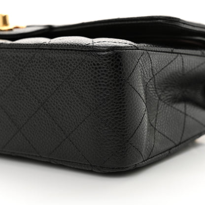 Chanel Caviar Quilted Medium Double Flap Black 10 of 11