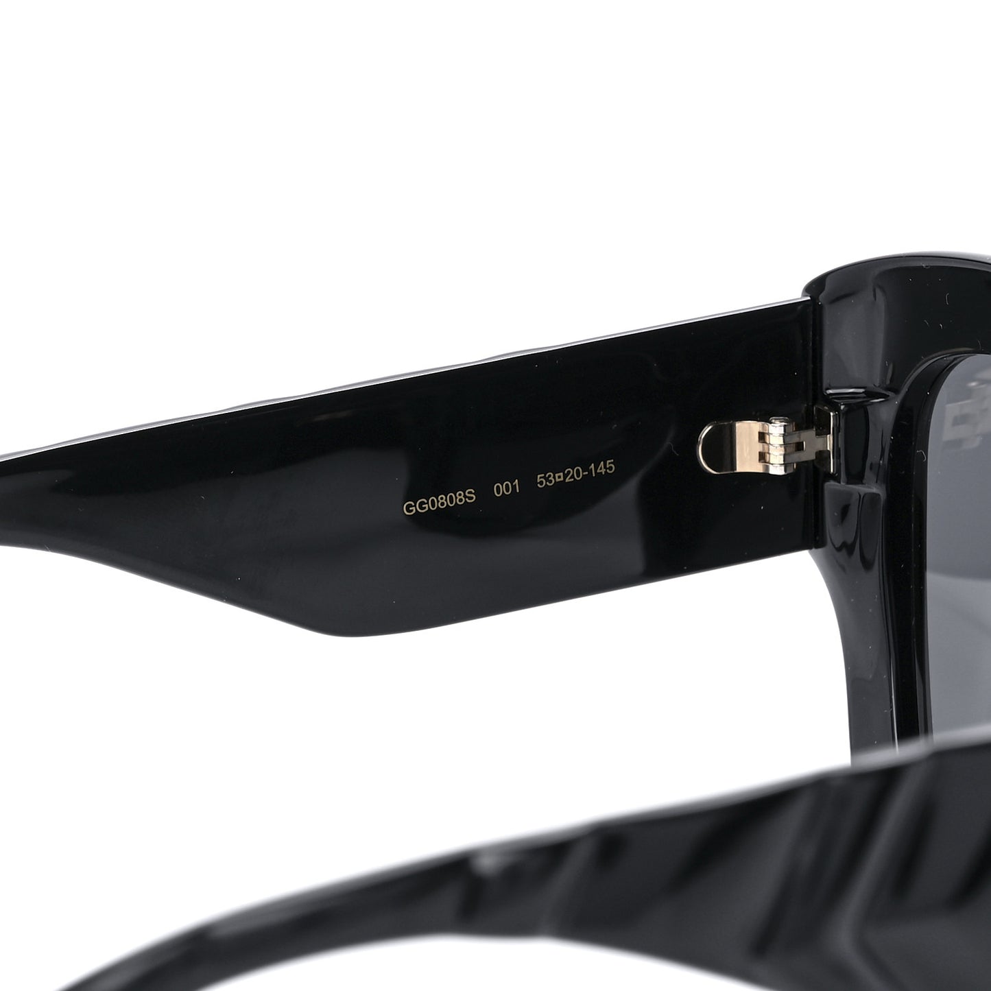 Acetate GG Butterfly Sunglasses GG0808S Black