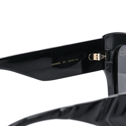 Gucci Acetate GG Butterfly Sunglasses GG0808S Black 5 of 8