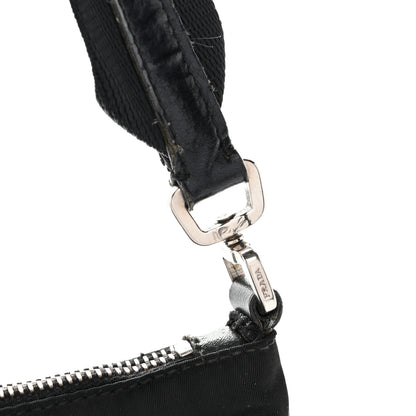 Prada Tessuto Light Nylon Soft Calf Shoulder Bag Black 11 of 14