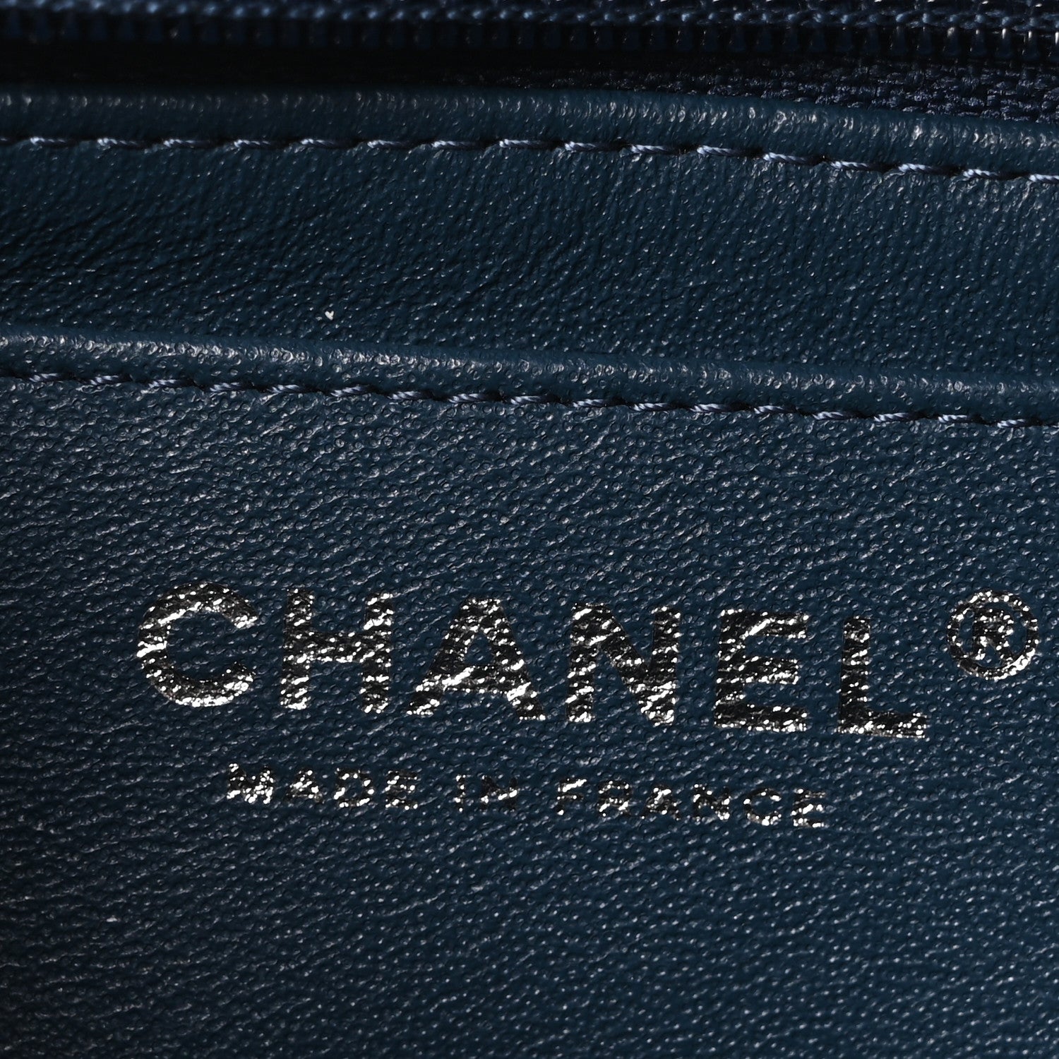 Chanel Lambskin Quilted Mini Rectangular Flap Blue 6 of 10