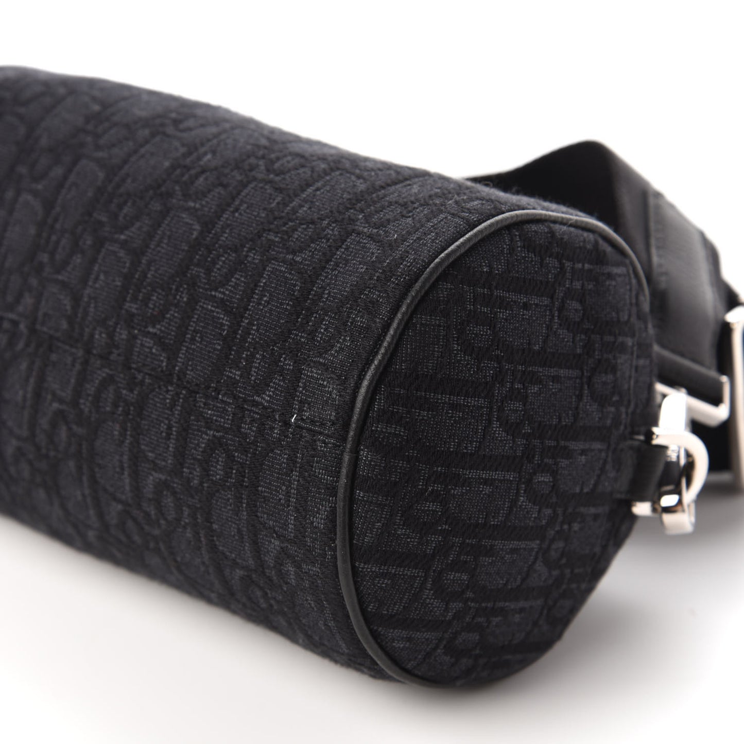 Oblique Roller Messenger Bag Black
