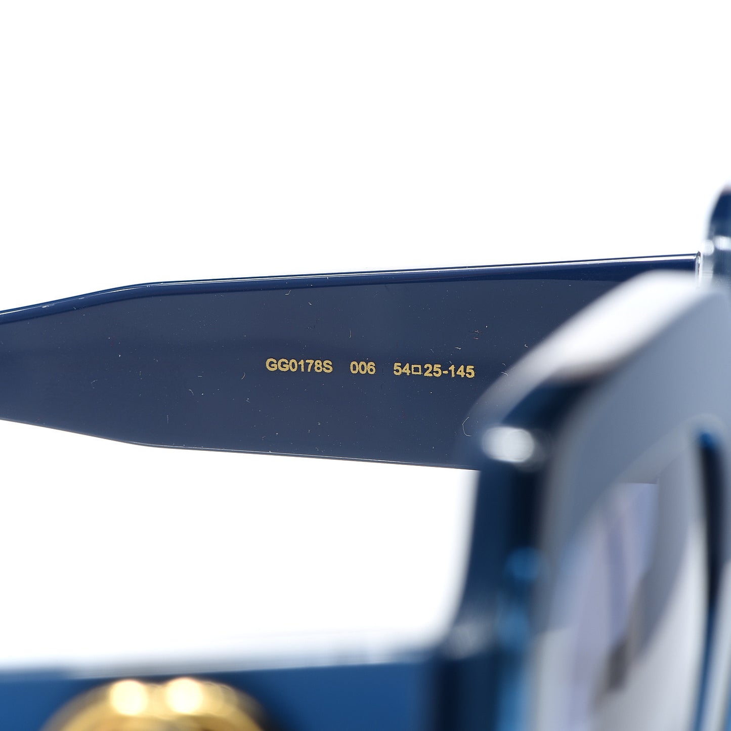 Square Web Frame GG0178S Sunglasses Navy