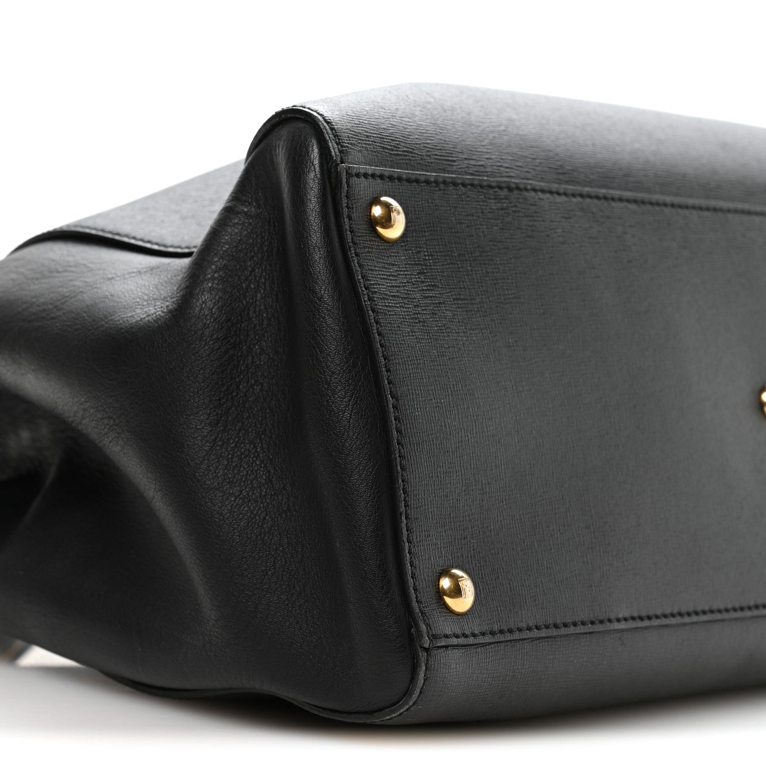 Fendi Vitello Elite Regular 2Jours Tote Black 9 of 11