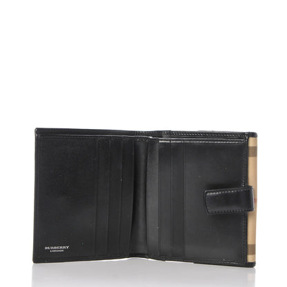 Burberry House Check Compact Wallet Black 5 of 10