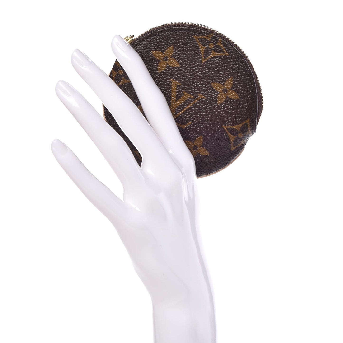 Monogram Round Coin Purse