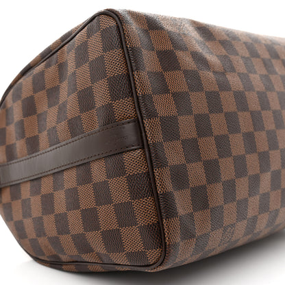 Louis Vuitton Damier Ebene Speedy Bandouliere 30 8 of 12