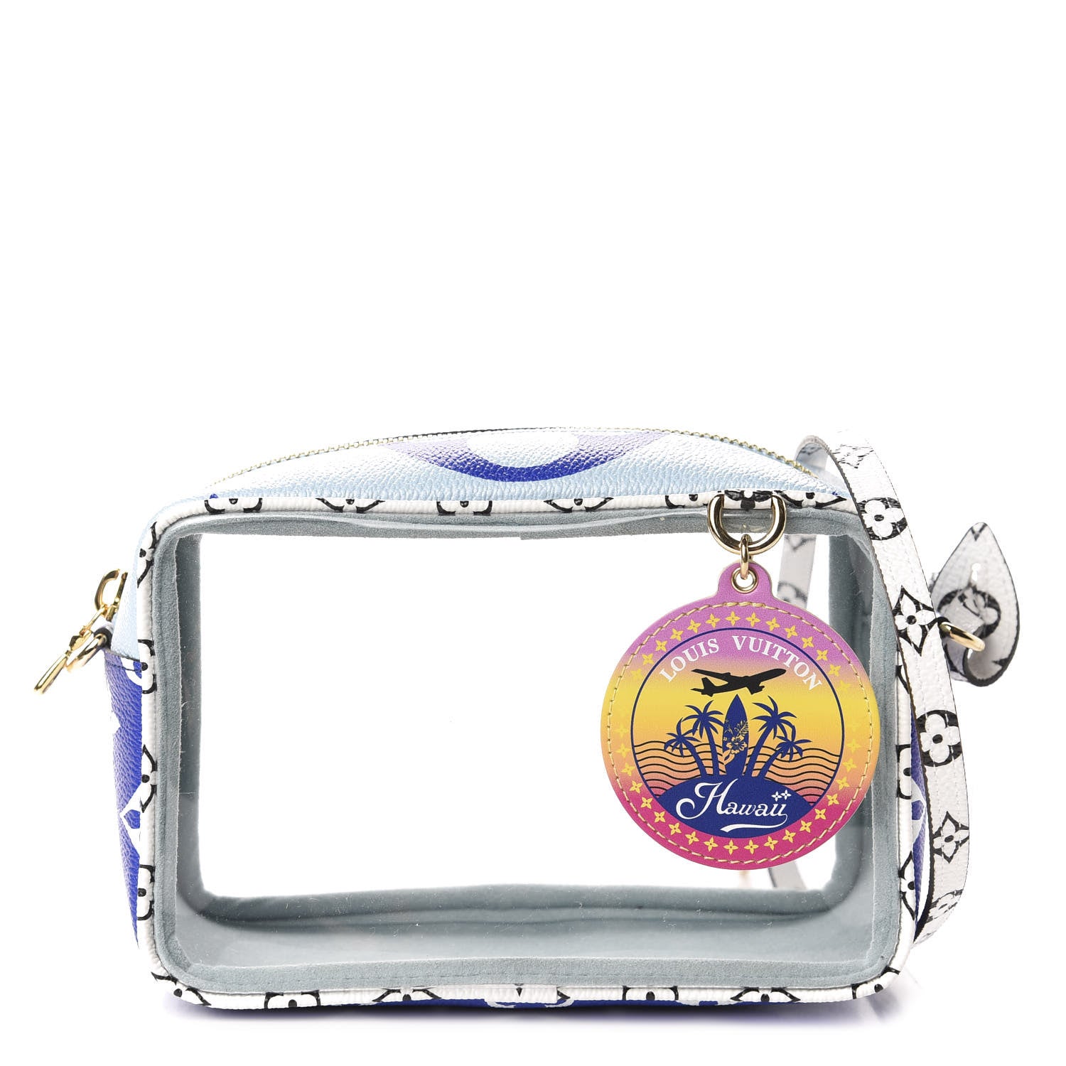 Louis Vuitton Monogram Giant Hawaii Beach Pouch Blue 1 of 11