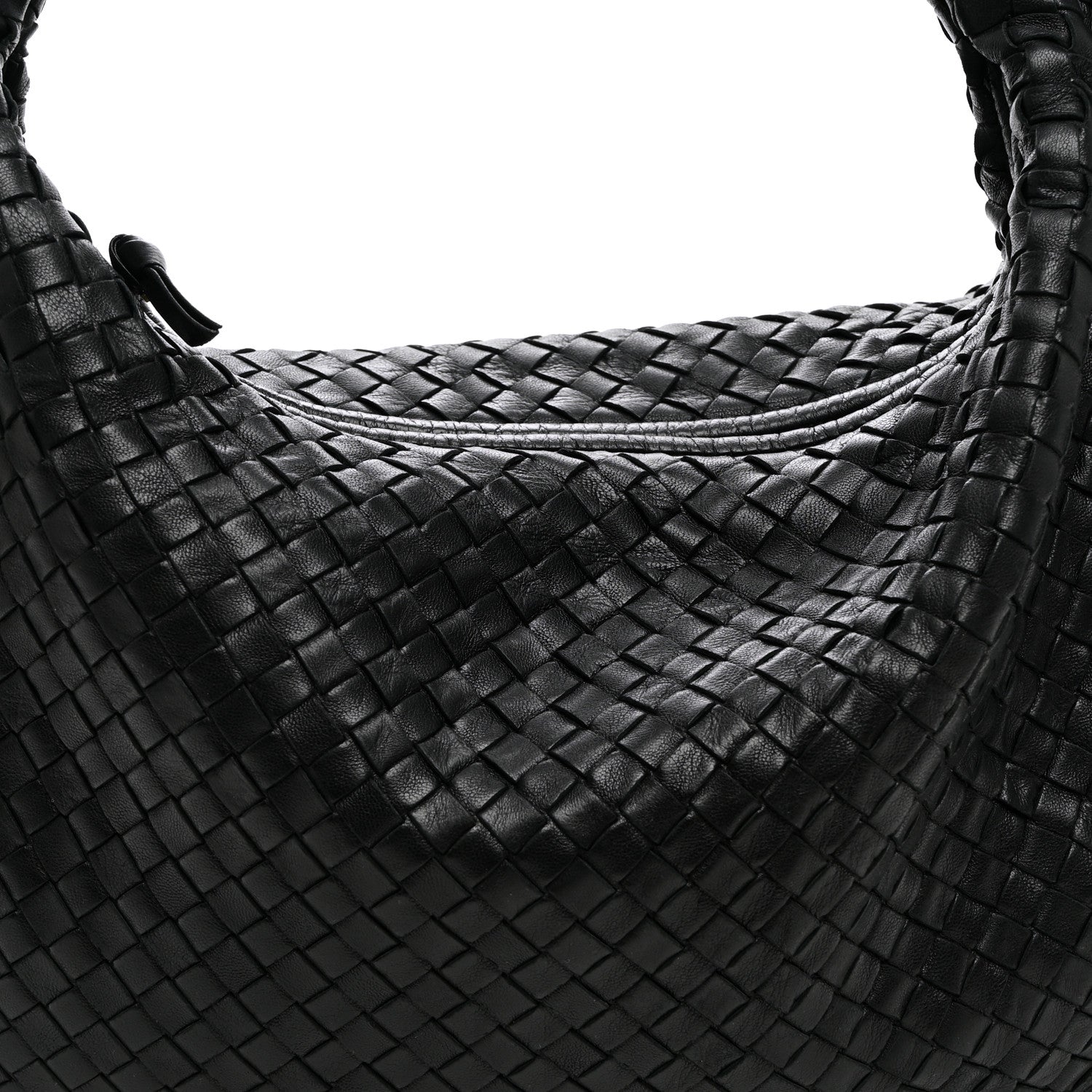 Bottega Veneta Nappa Intrecciato Large Veneta Hobo Black 6 of 8