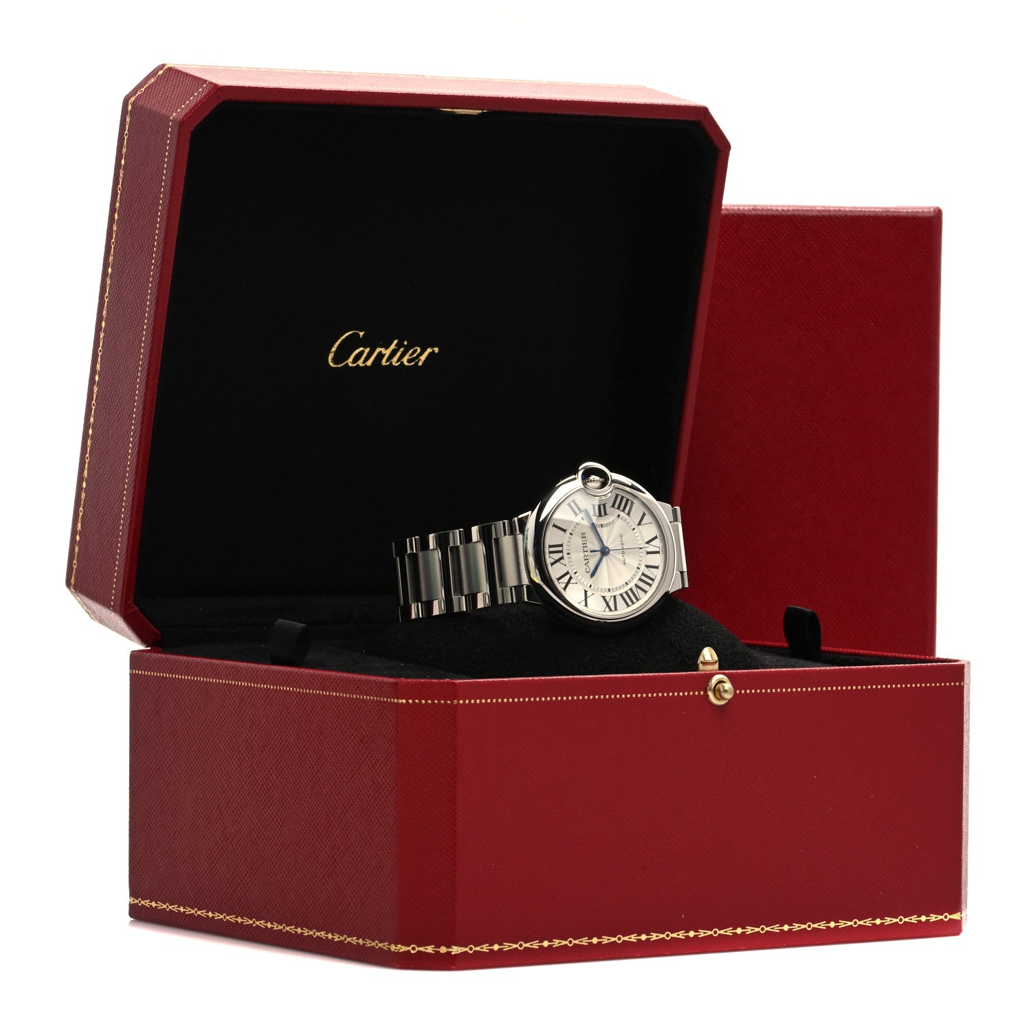 Cartier Stainless Steel 36mm Ballon Bleu De Cartier Automatic Watch 5 of 5