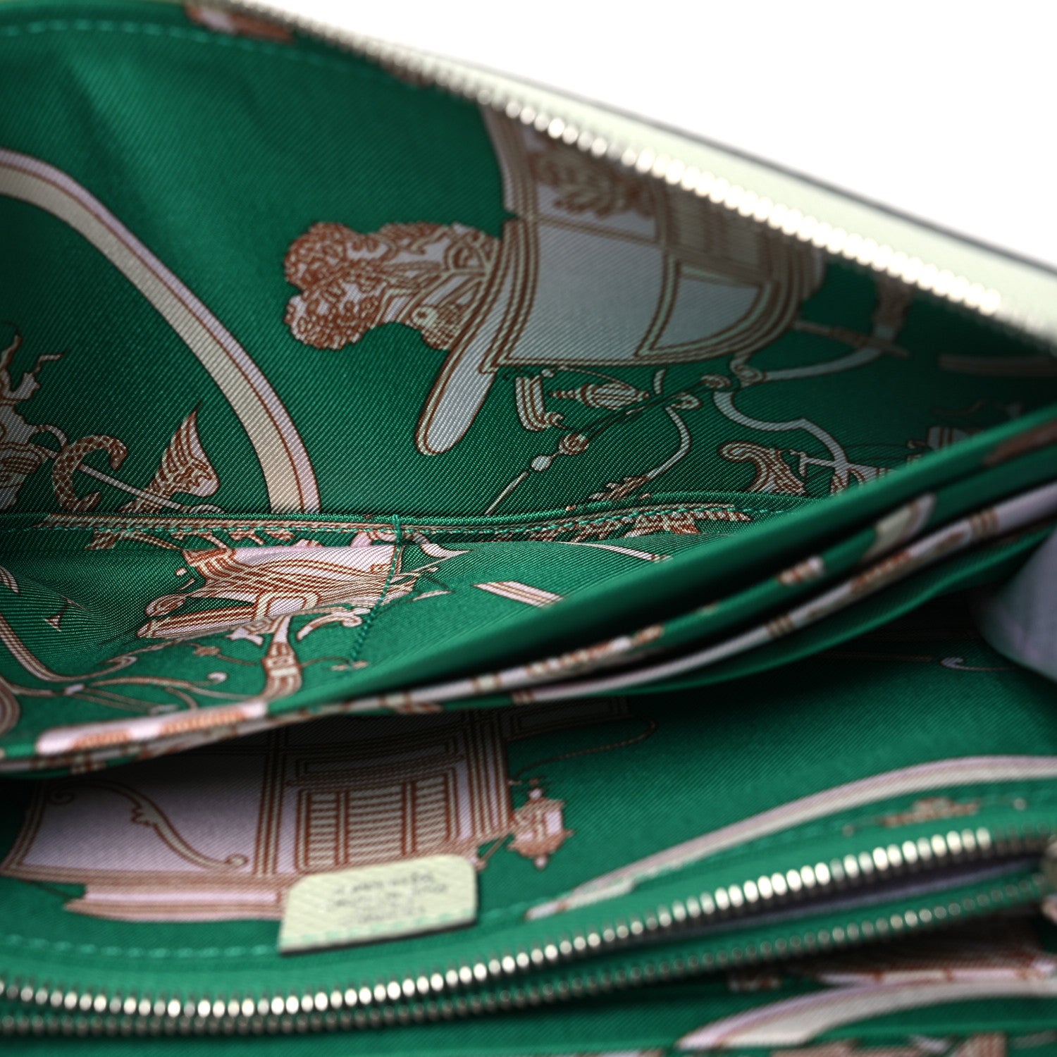 Hermes Epsom Silk'In Wallet Vert Fizz 8 of 11