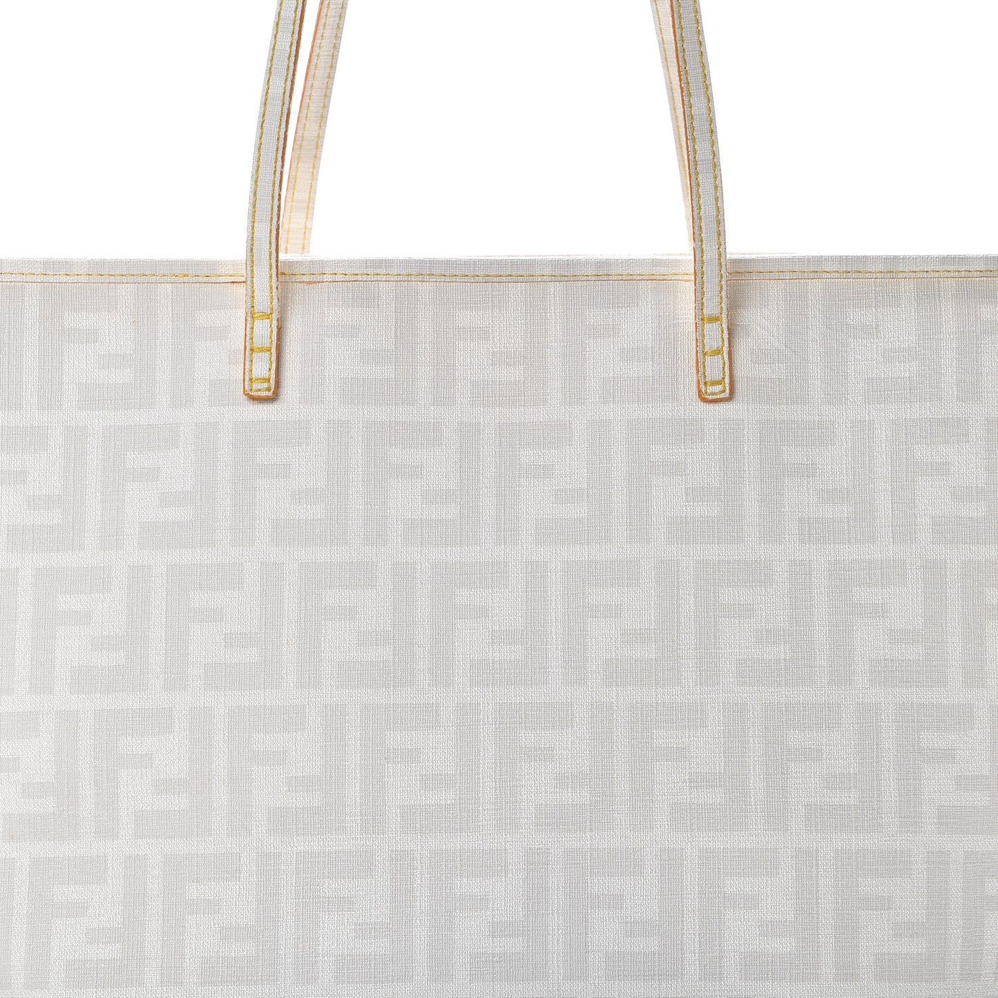 Zucca Spalmati Medium Roll Tote Bianco