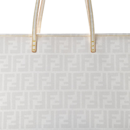 Fendi Zucca Spalmati Medium Roll Tote Bianco 8 of 16