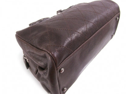 Chanel Caviar Quilted CC Doctor Bag Brown 5 of 13