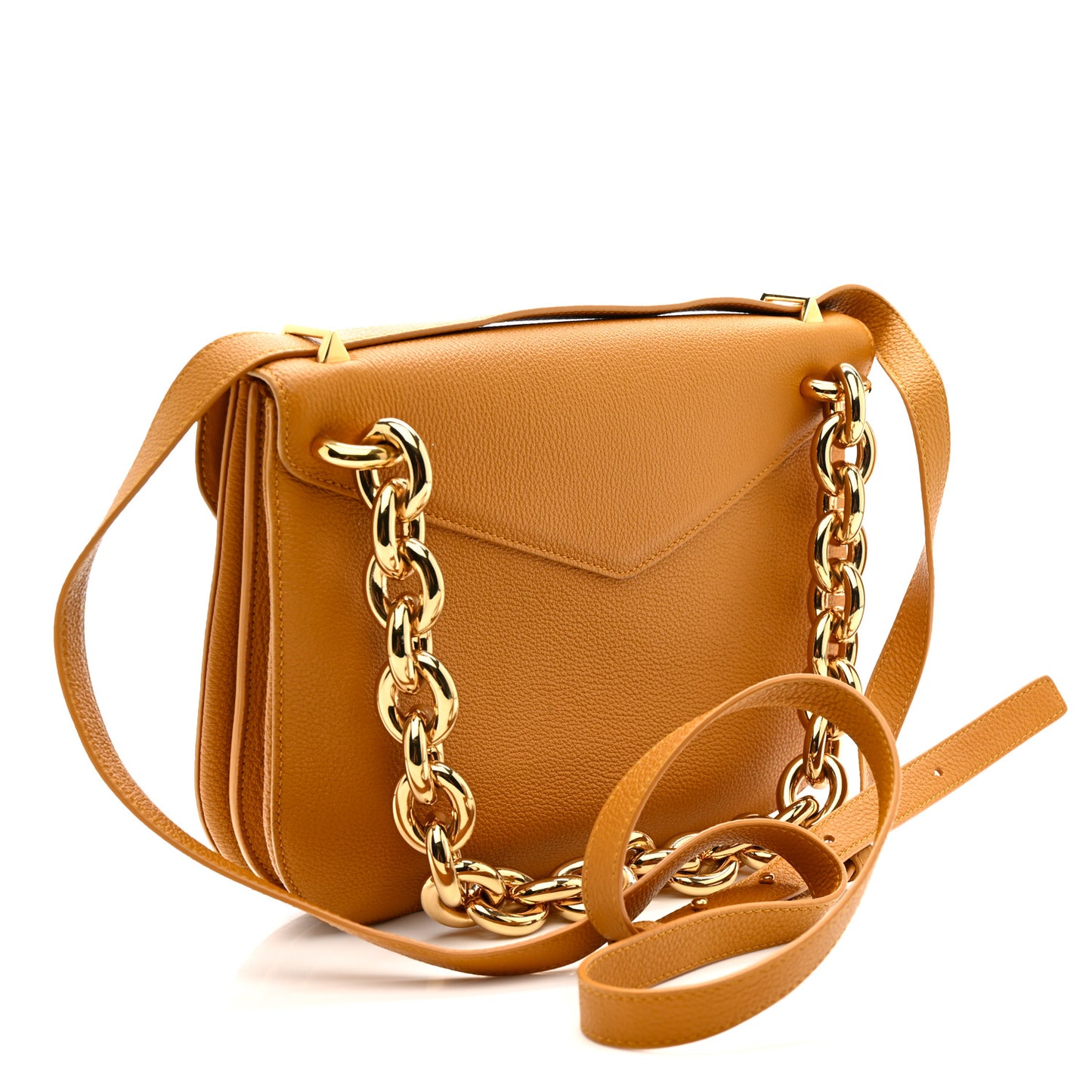 Calfskin Mount Envelope Bag Cob