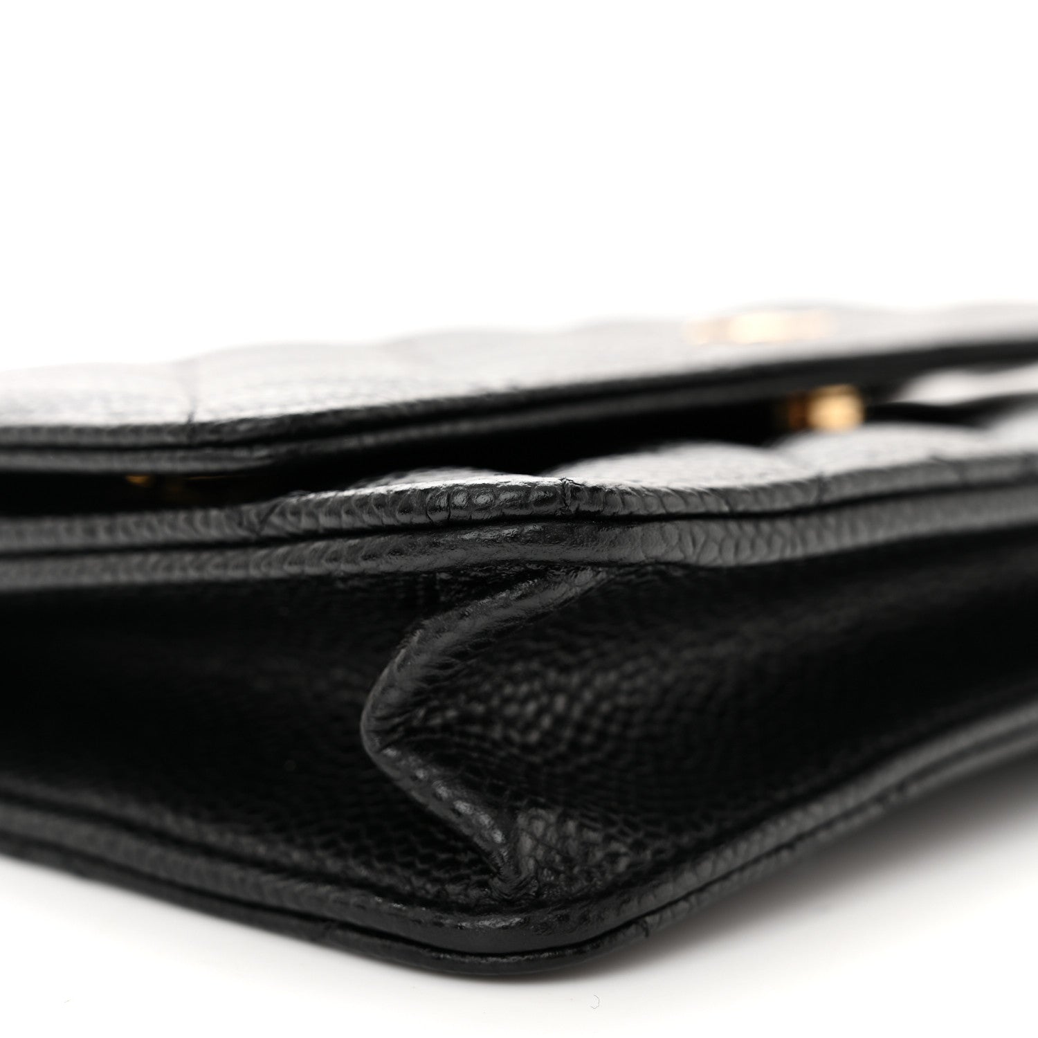 Chanel Caviar Quilted Wallet on Chain WOC Black 10 of 11