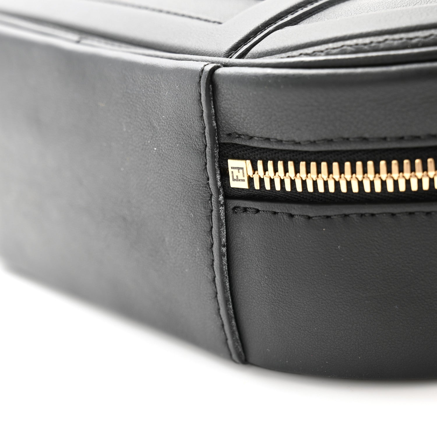 Fendi Vitello Grace Matte Mini O Lock Camera Case Black 11 of 11