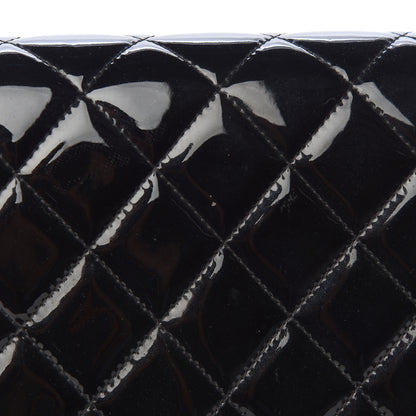 Chanel Patent Quilted Jumbo Double Flap Black 11 of 12