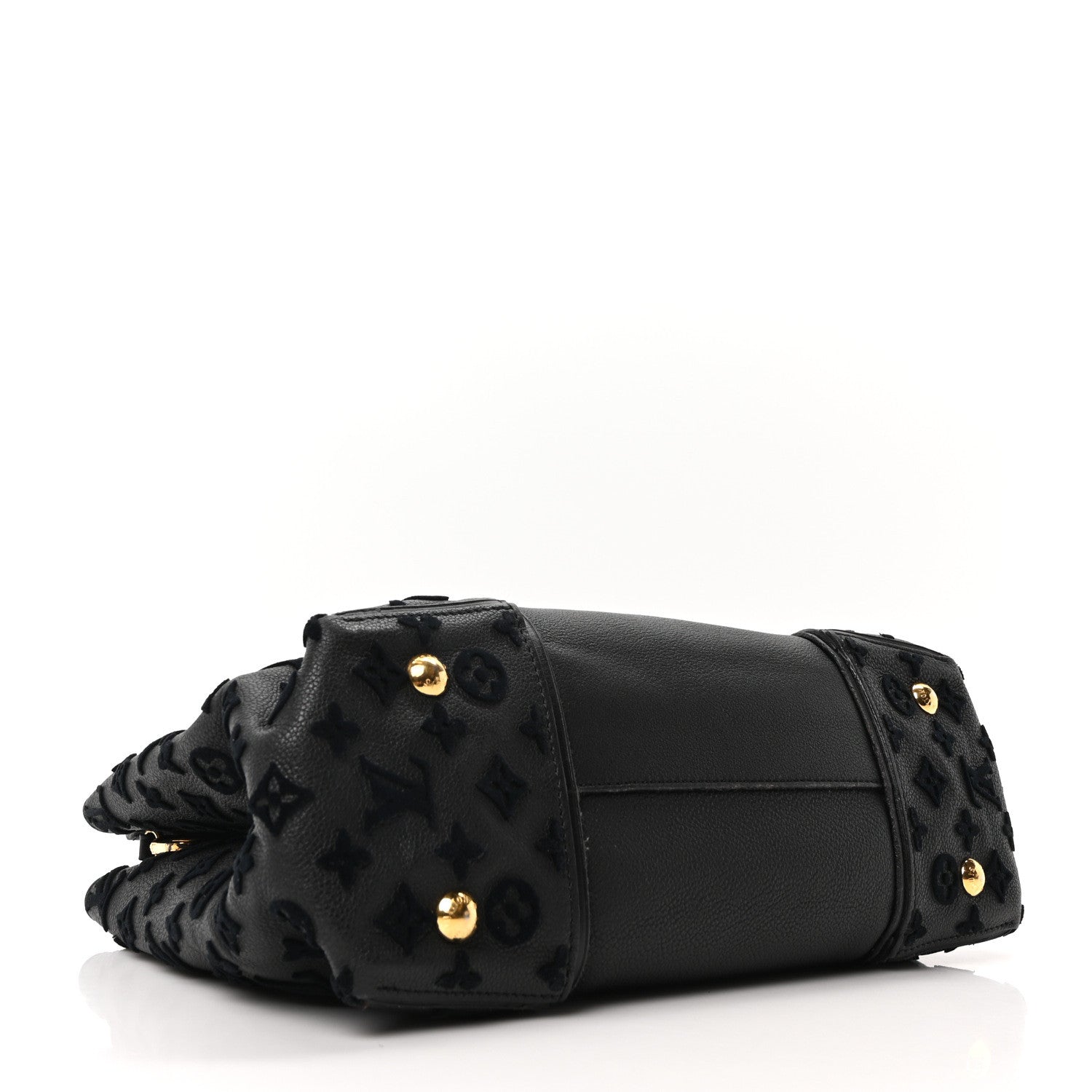 Louis Vuitton Veau Cachemire Tote W PM Black 4 of 9