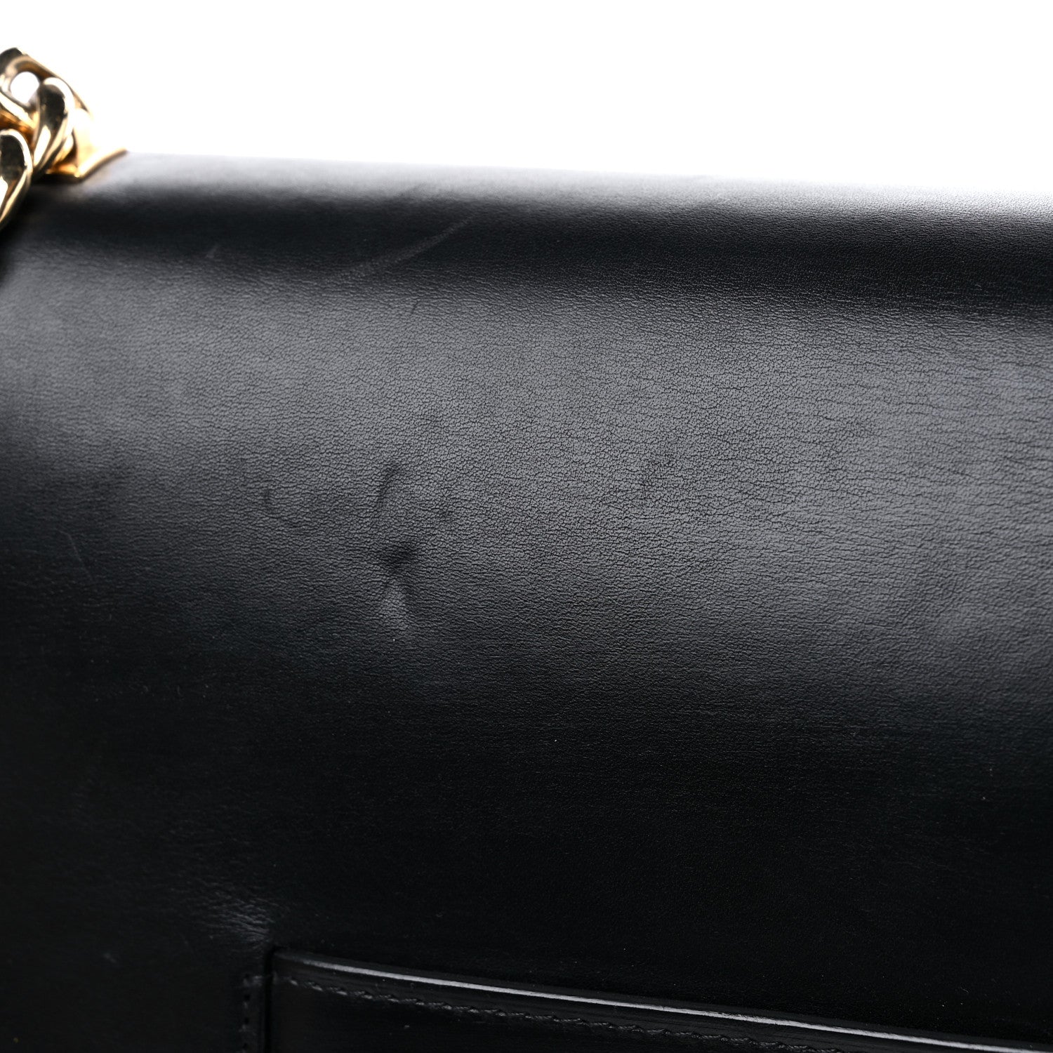 Celine Smooth Calfskin Large Case Chain Flap Black 16 of 16