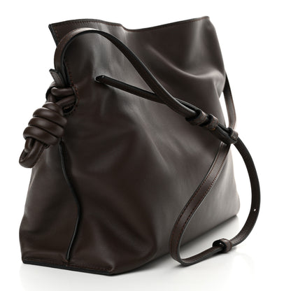 Loewe Nappa Medium Flamenco Knot Bag Chocolate 3 of 10