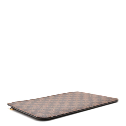 Louis Vuitton Damier Ebene Neverfull MM GM Pochette Rose Ballerine 4 of 12