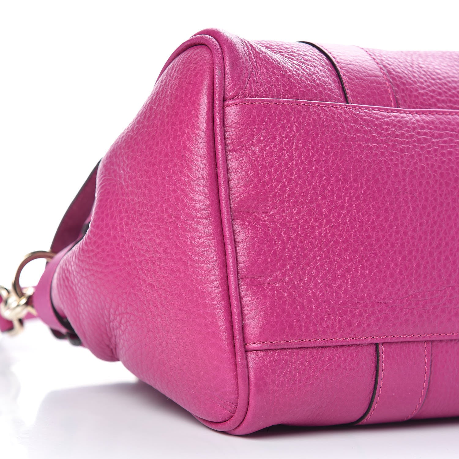 Mulberry Spongy Pebbled Small Bayswater Satchel Hot Fuchsia 5 of 11