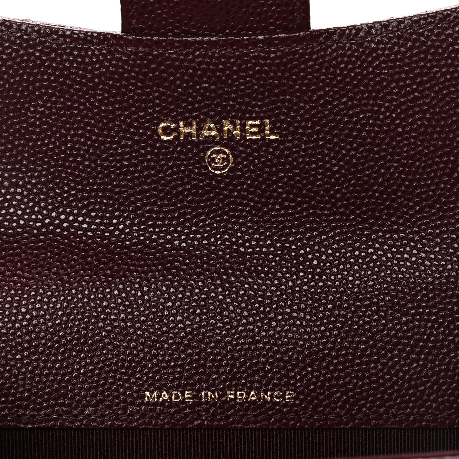 Chanel Caviar Quilted Flap Card Holder Wallet Burgundy 5 of 6