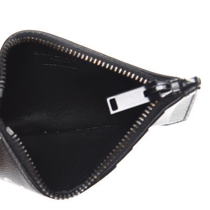 Saint Laurent Grain de Poudre Dollar Print 5 Fragments Zip Pouch Card Holder Black 5 of 8