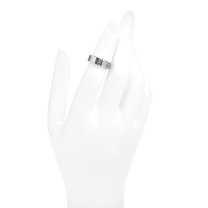 Cartier 18K White Gold 5.5mm LOVE Ring 48 4.5 2 of 4