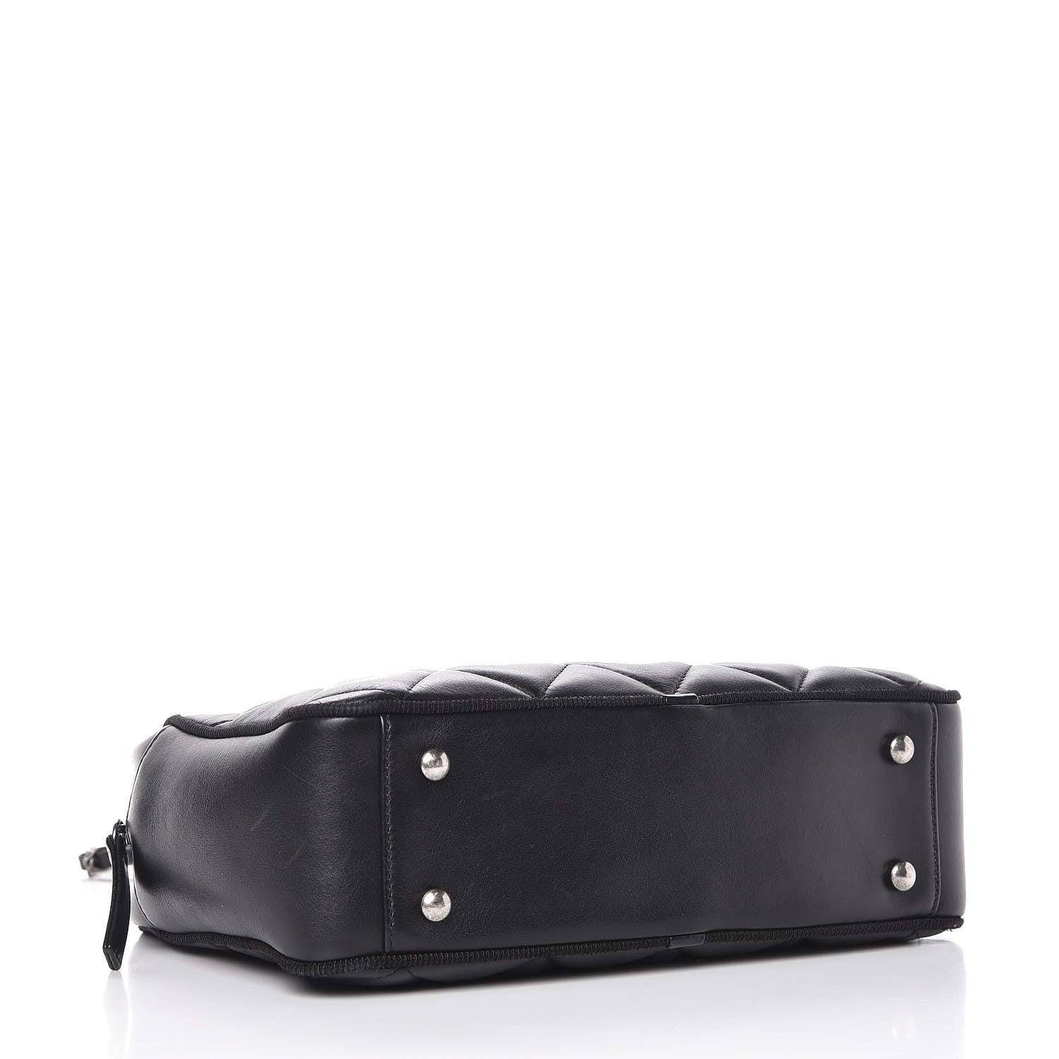 Chanel Calfskin Quilted Small Ballerine Camera Case Black 4 of 8
