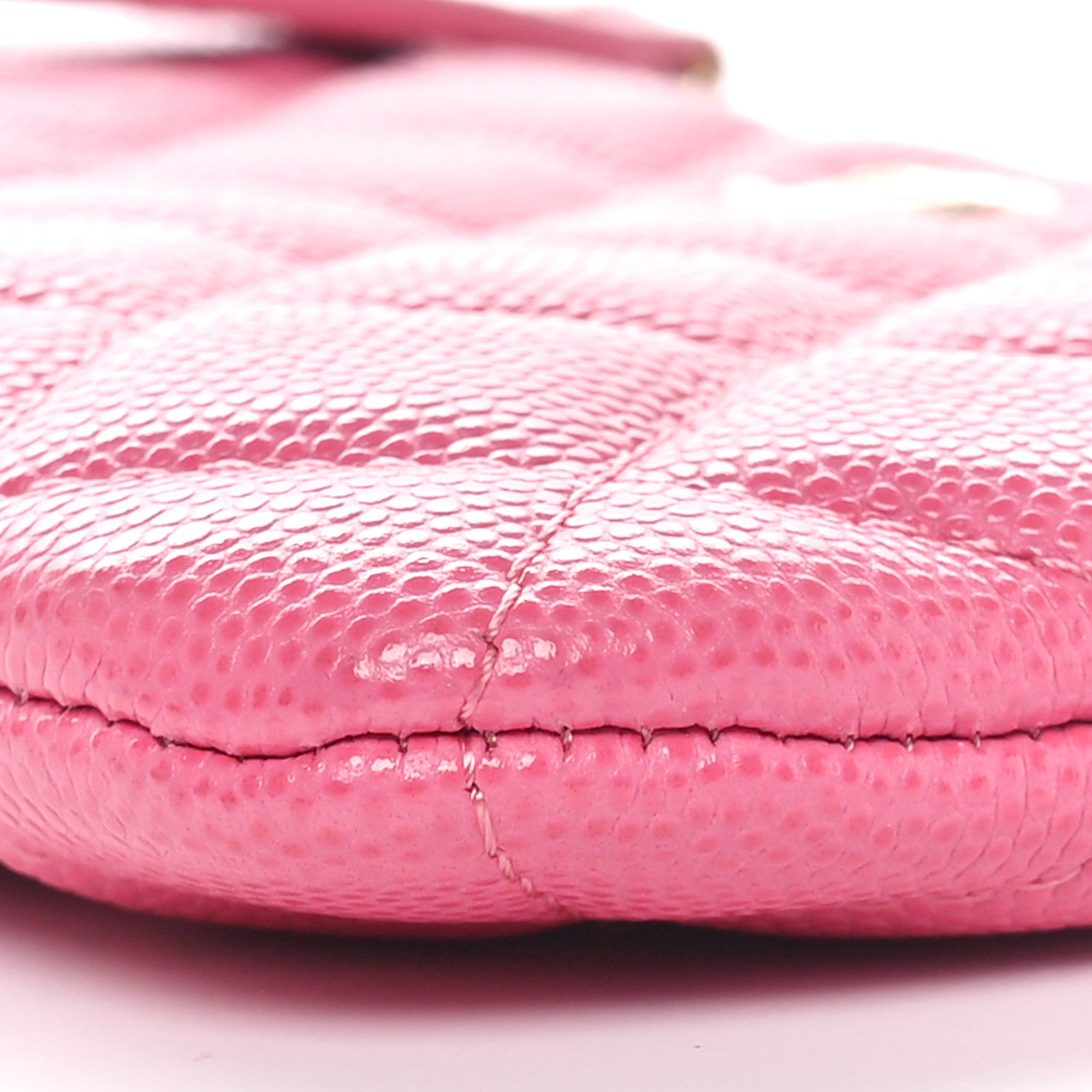 Chanel Caviar Quilted Small Cosmetic Case Pink 10 of 11