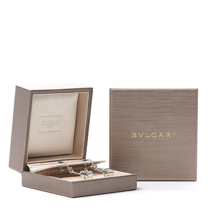 Bulgari 18K White Gold B.Zero1 Drop Earrings 4 of 4