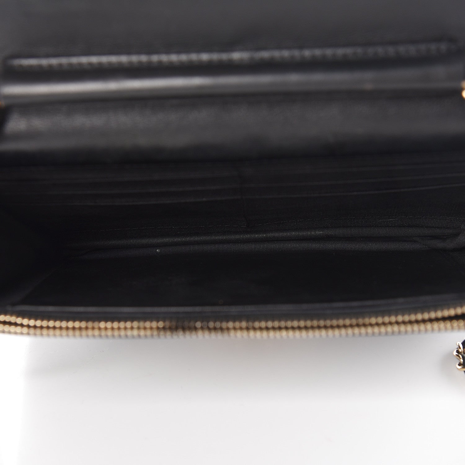 Chanel Lambskin Quilted Golden Class Wallet on Chain WOC Black 21 of 39