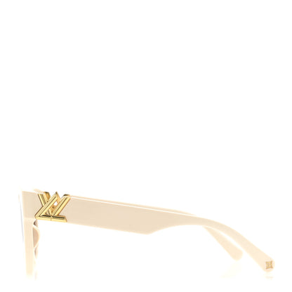 Louis Vuitton Acetate Round Sunglasses Z2426W Ivory 3 of 8