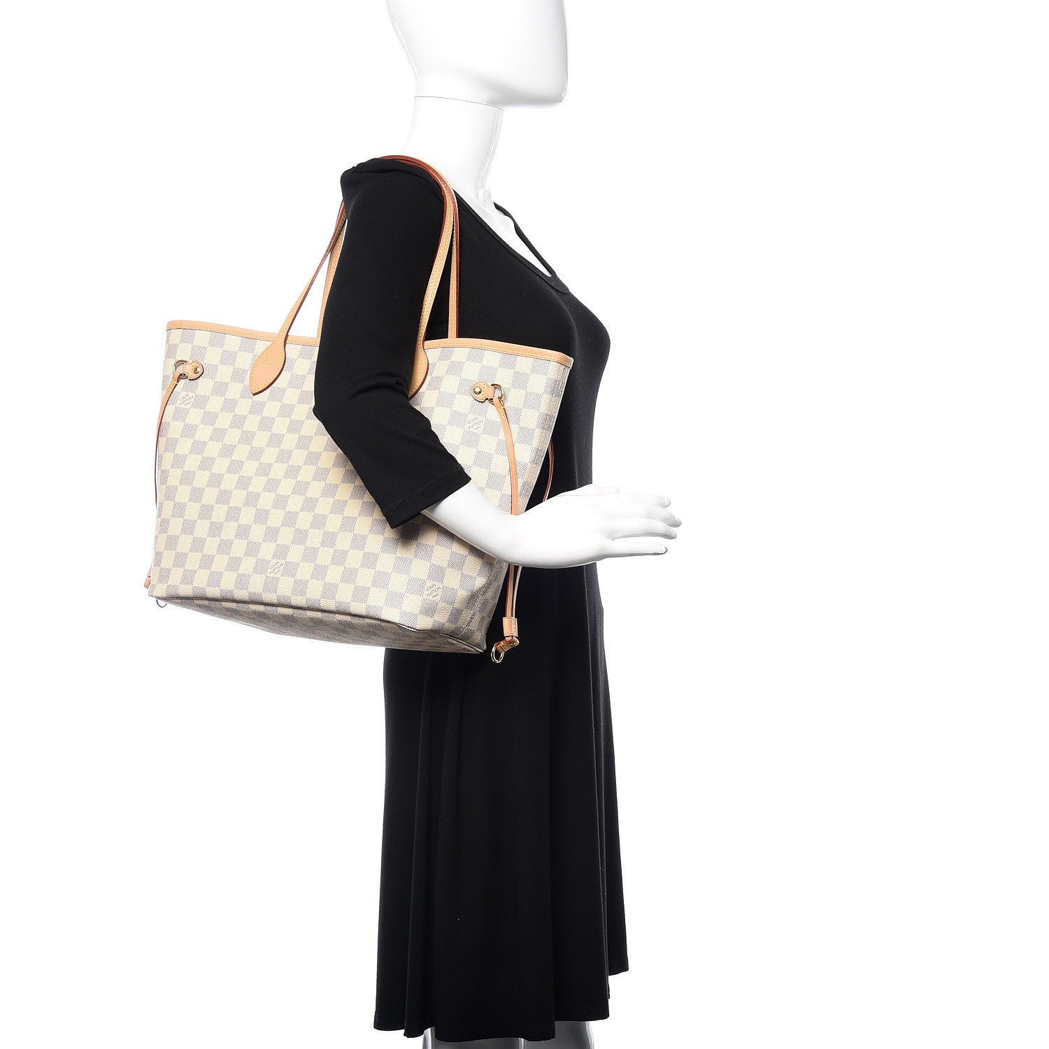 Louis Vuitton Damier Azur Neo Neverfull MM 2 of 11