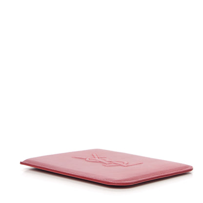 Saint Laurent Calfskin Monogram iPad Case Red 3 of 6