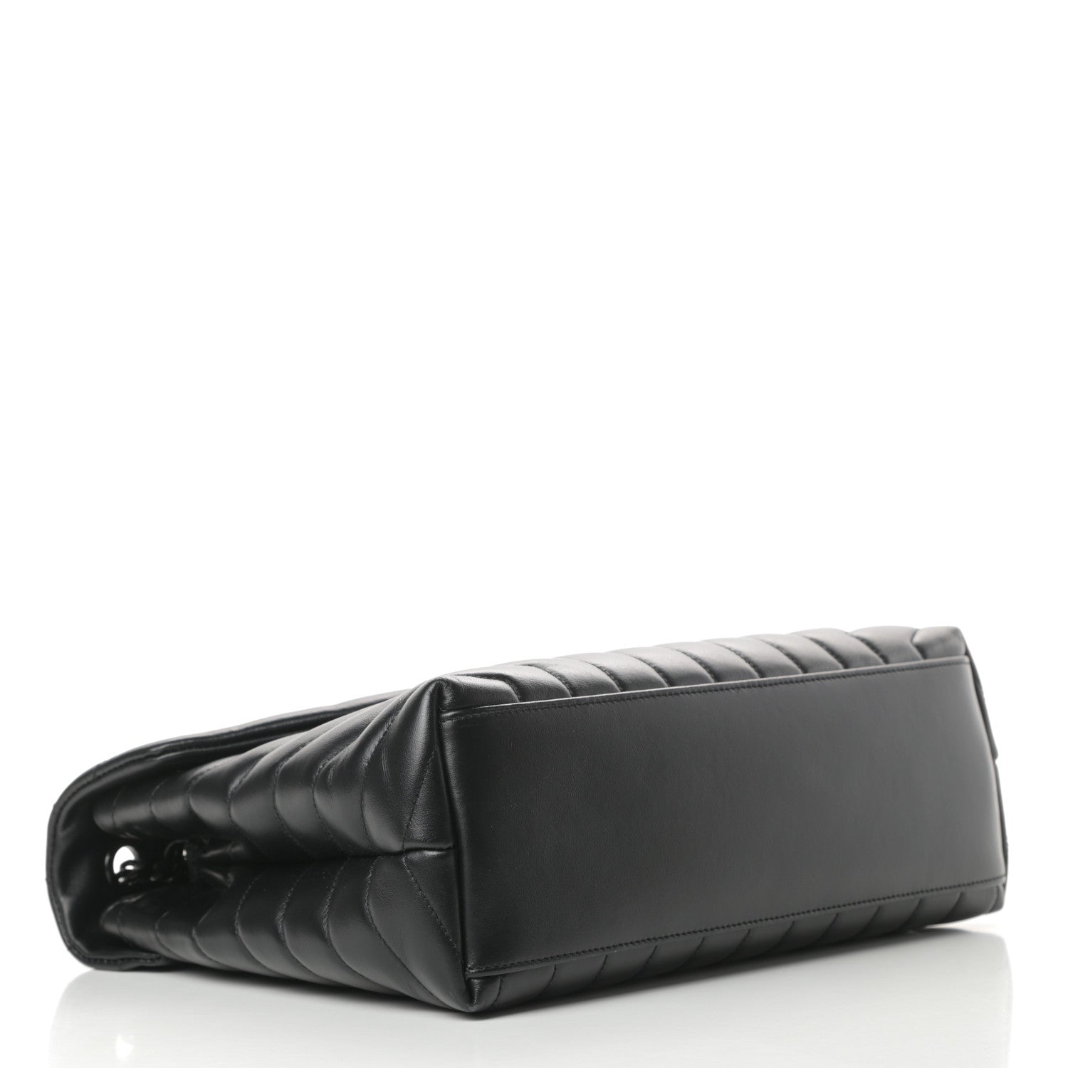Saint Laurent Calfskin Y Quilted Monogram Medium Loulou Chain Satchel Black 4 of 10