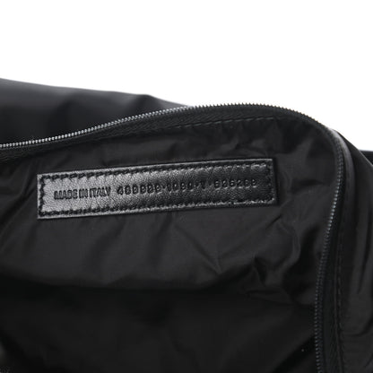Balenciaga Textured Sport Nylon Logo Embroidered S Wheel Gym Bag Black Bleu Navy 9 of 10