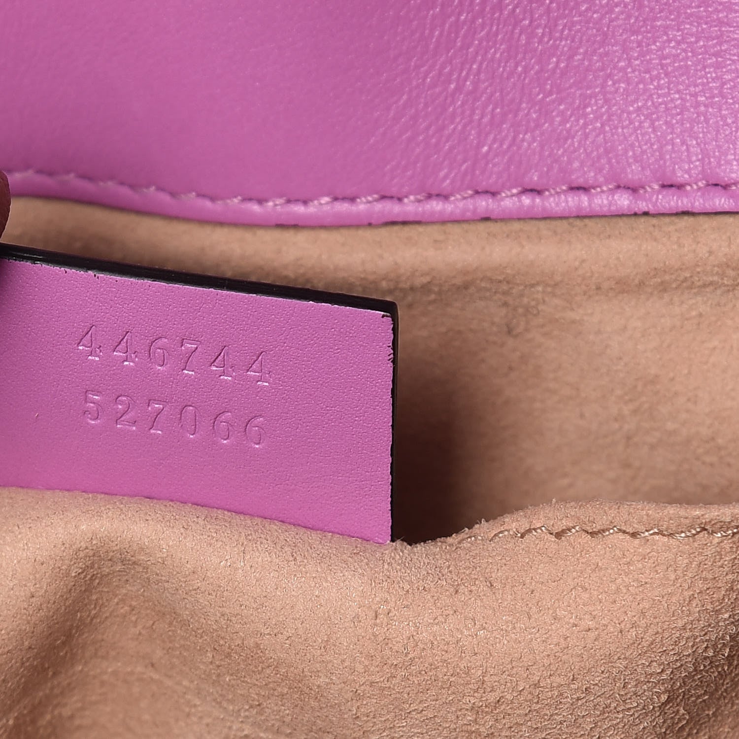 Gucci Calfskin Matelasse Mini GG Marmont Shoulder Bag Candy Mousse 9 of 12