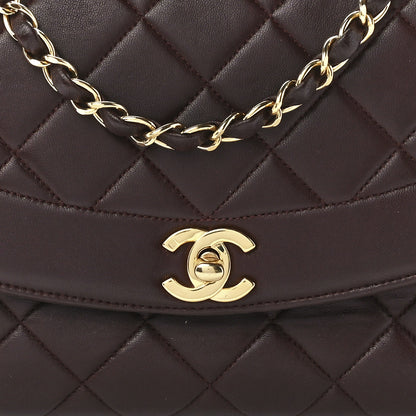 Chanel Lambskin Quilted Medium Single Flap Burgundy 10 of 13